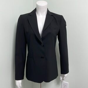 Theory black blazer wool